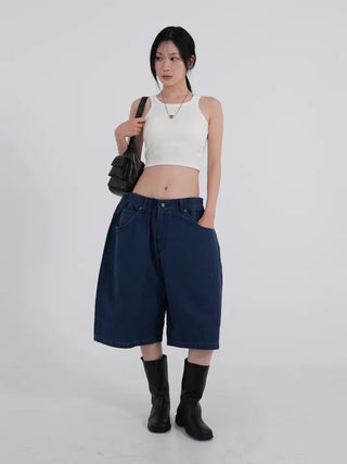 Leuti US Elastic Bermuda Midi Shorts