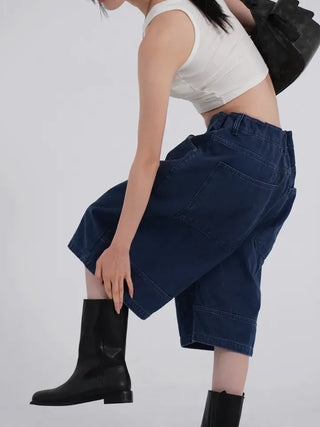Leuti US Elastic Bermuda Midi Shorts