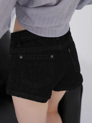 Lilta Micro Raw Denim Shorts