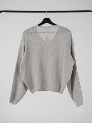 Fornell Pendant Linen V-Neck Knit