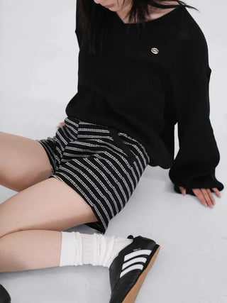 Fornell Pendant Linen V-Neck Knit