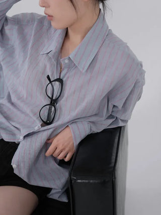 Neo Stripe Boxy Fit Shirt