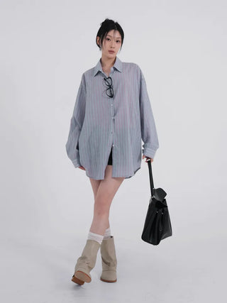 Neo Stripe Boxy Fit Shirt