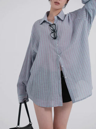 Neo Stripe Boxy Fit Shirt