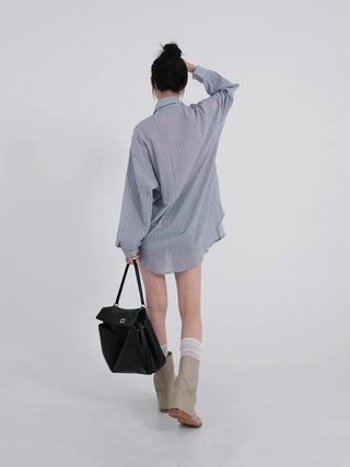 Neo Stripe Boxy Fit Shirt