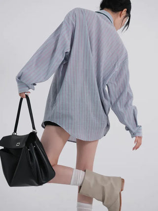 Neo Stripe Boxy Fit Shirt