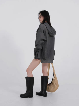 Levan Oversized Rain Hoodie