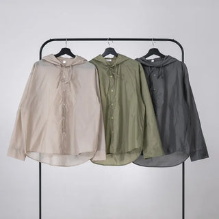 Levan Oversized Rain Hoodie