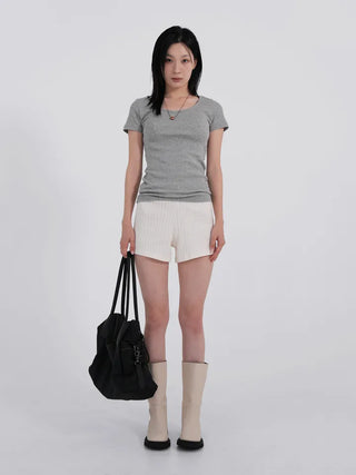 Lenticular Simple Mid-length Rain Boots