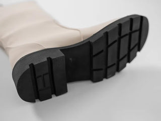 Lenticular Simple Mid-length Rain Boots