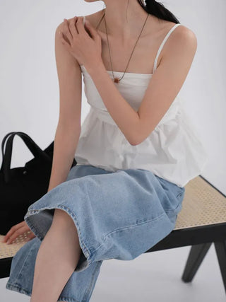 Loose Y2K 3/4 Denim Bermuda Shorts