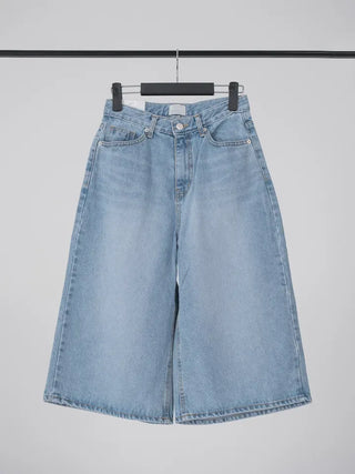 Loose Y2K 3/4 Denim Bermuda Shorts