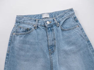 Loose Y2K 3/4 Denim Bermuda Shorts