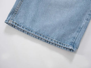 Loose Y2K 3/4 Denim Bermuda Shorts