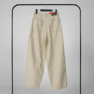 Solka Side Stitch Wide Cotton Pants