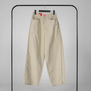 Solka Side Stitch Wide Cotton Pants