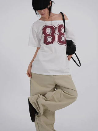 Solka Side Stitch Wide Cotton Pants