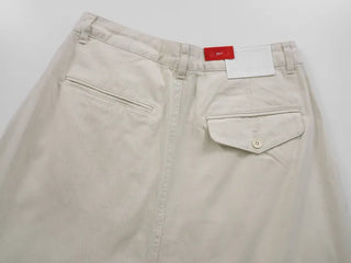 Birelin Pintuck Balloon Fit Wide Cotton Pants