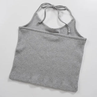 Kirelin Studded Crop Halter Neck