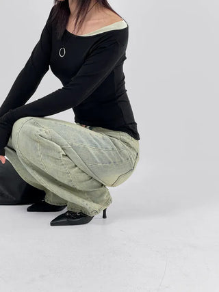 MIG Desert Wide Denim Pants