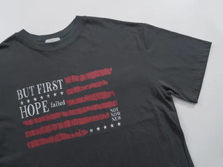 Difron Oversized Unique American Flag Short Sleeve T-shirt