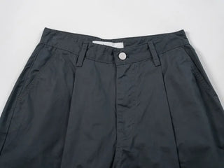 Winnie Pintuck Cotton Bermuda Shorts