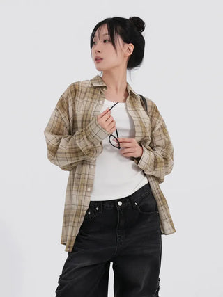 Hani Summer Oversized Check Shirt