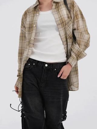 Hani Summer Oversized Check Shirt