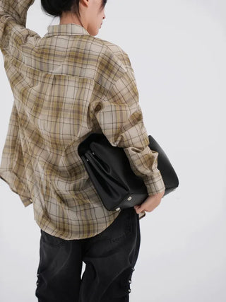 Hani Summer Oversized Check Shirt