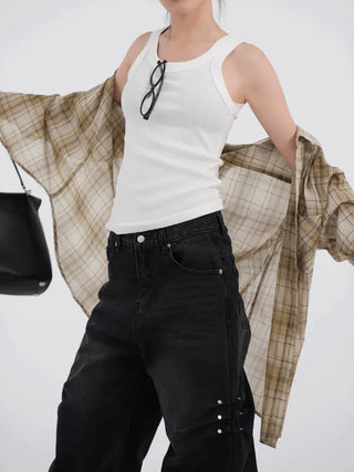 Hani Summer Oversized Check Shirt