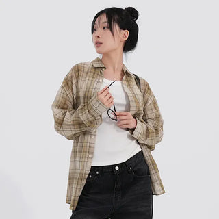 Hani Summer Oversized Check Shirt