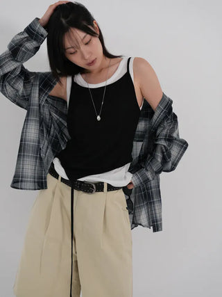 Hani Summer Oversized Check Shirt