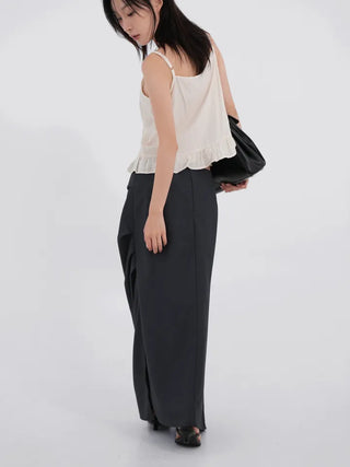 Tibe Frill Lace Sleeveless