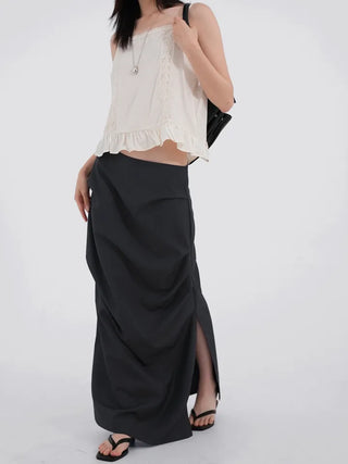Tibe Frill Lace Sleeveless