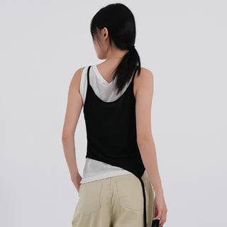 Nevia Asymmetrical String Double Sleeveless Set