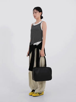 Nevia Asymmetrical String Double Sleeveless Set