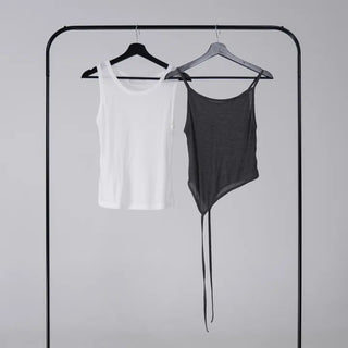 Nevia Asymmetrical String Double Sleeveless Set