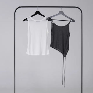 Nevia Asymmetrical String Double Sleeveless Set