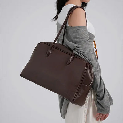 Xantia Large Size Simple Square Shoulder Bag