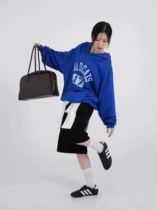 Xantia Large Size Simple Square Shoulder Bag