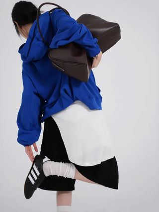 Xantia Large Size Simple Square Shoulder Bag