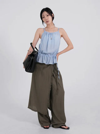 Florian Frill Wrap Layered Loose Pants