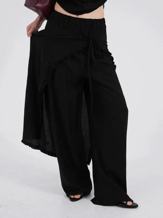 Florian Frill Wrap Layered Loose Pants