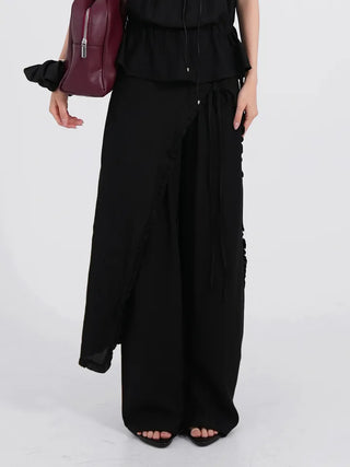 Florian Frill Wrap Layered Loose Pants
