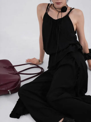 Florian Frill Wrap Layered Loose Pants