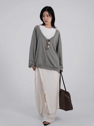 Florian Frill Wrap Layered Loose Pants