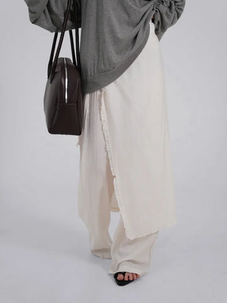 Florian Frill Wrap Layered Loose Pants