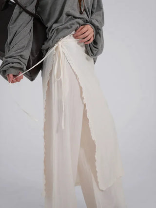 Florian Frill Wrap Layered Loose Pants