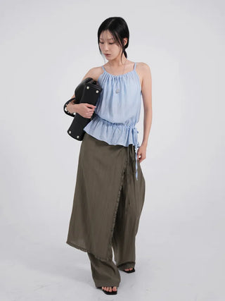 Florian Frill Wrap Layered Loose Pants