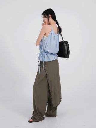 Florian Frill Wrap Layered Loose Pants